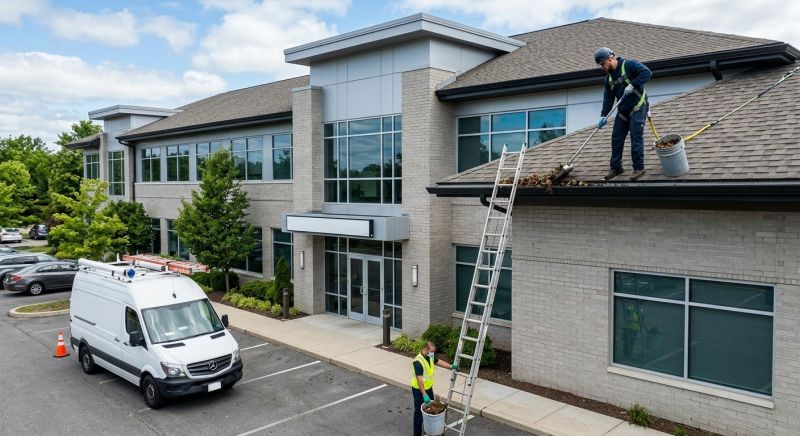 Commercial Gutter Cleaning in Roseville, CA